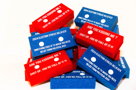 10-Pack RED 2024 Election Stress Relief Bricks - (All Red Bricks)